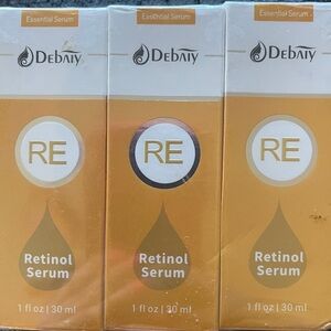 Debaiy RE Retinol Serum Face Anti-Aging Wrinkle Reducing 1 oz Set of 3 Bottles